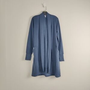 90 Degree By Reflex Women's Long Open Cardigan Approximate Size Large NEW